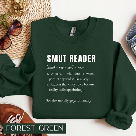 Smut Reader Definition Sweatshirt Gift for Book Lover, Reader Sweatshirt Bookish - Picture 2 of 5